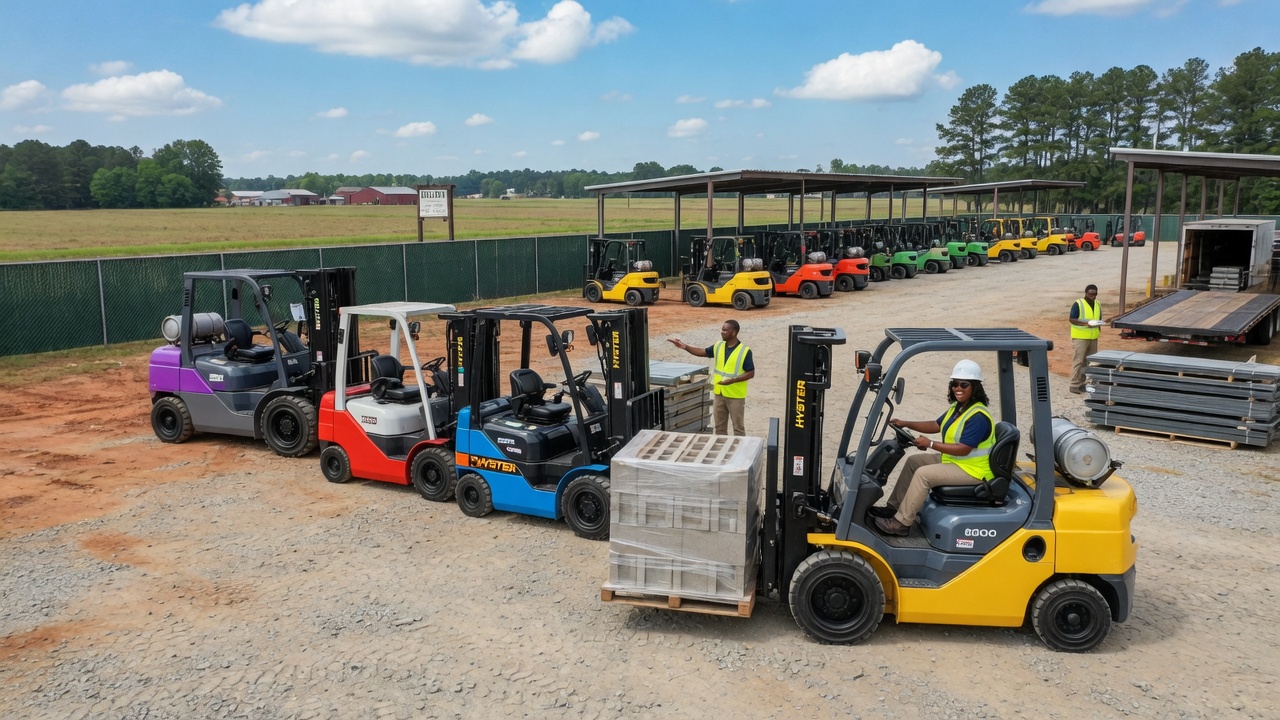 High-quality forklift rental service in Bullock, AL with various models available