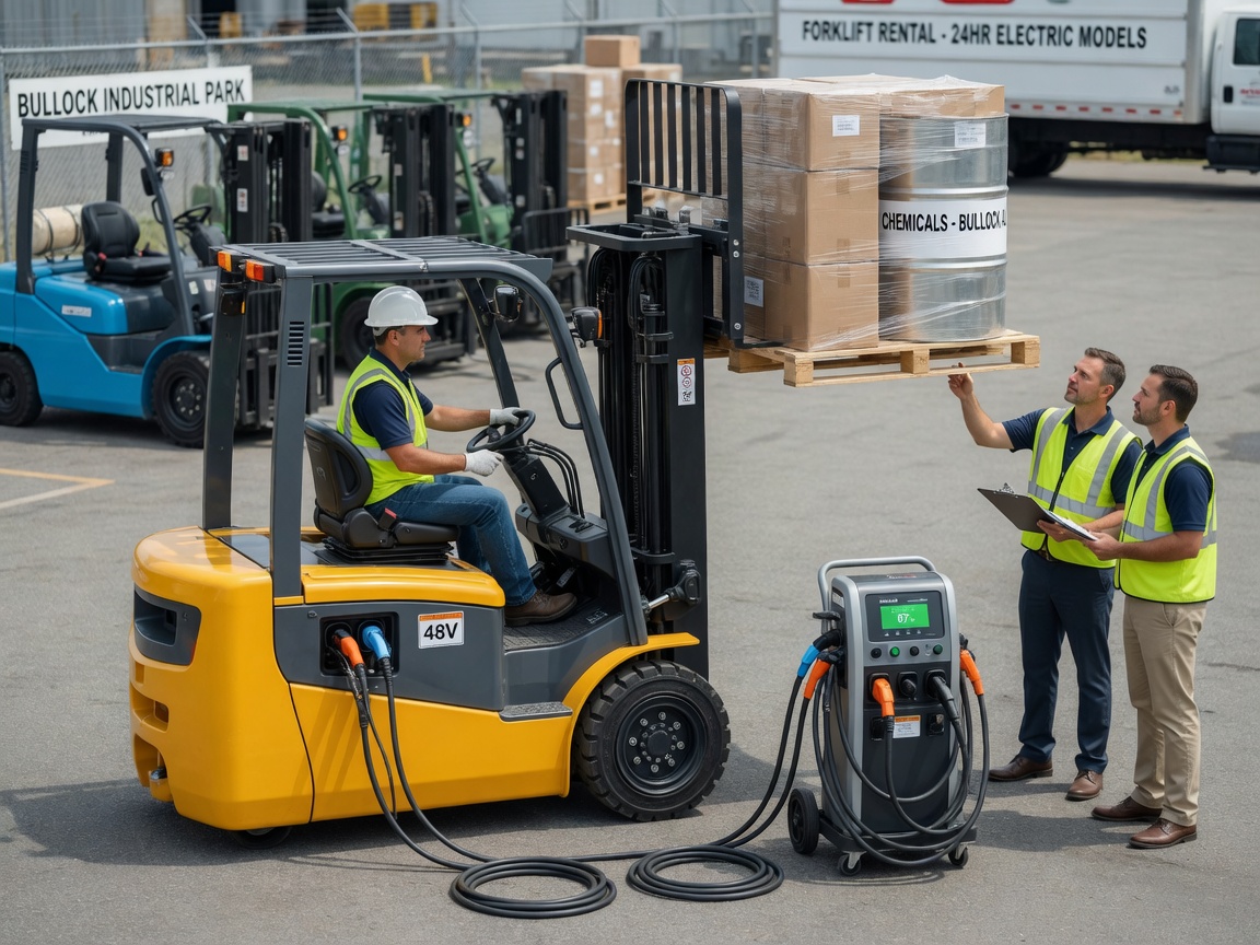 Electric Forklift Rental services