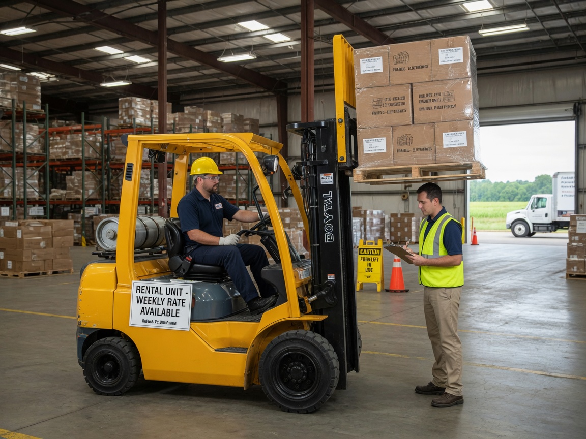Warehouse Forklift Rental services